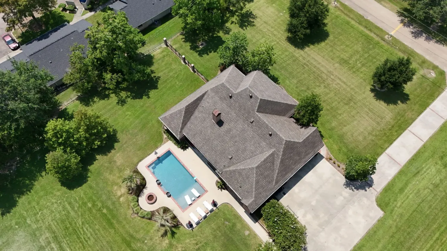 new roof on home